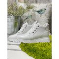 Женские белые кроссовки из натуральной кожи Арт. 2345-05