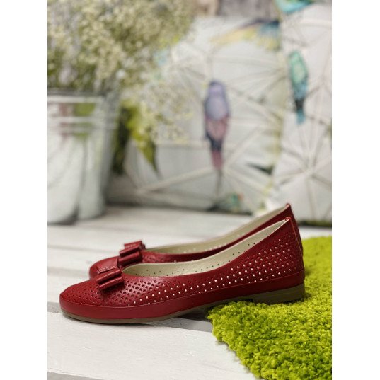 Женские красные балетки Арт. 315-03 Женские красные балетки Арт. 315-03