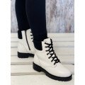 Женские белые ботинки Арт. 214-05